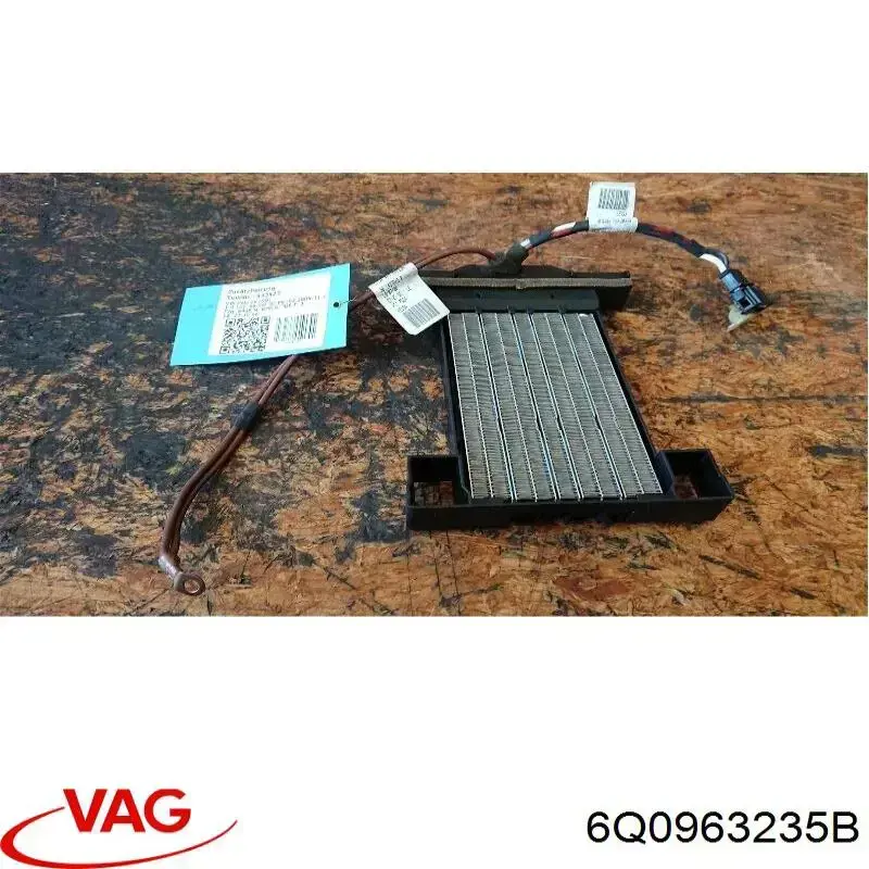 Calentador eléctrico de aire para el sistema de calefacción del habitáculo VAG 6Q0963235B precio, desde 43,56 EUR