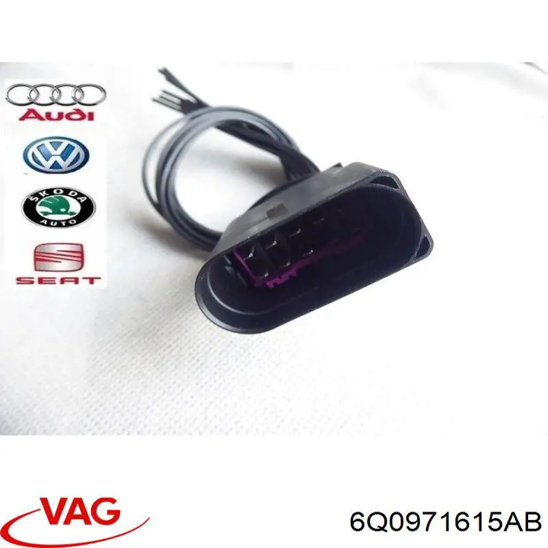 Mazo de cables del compartimiento del motor 6Q0971615AB VAG
