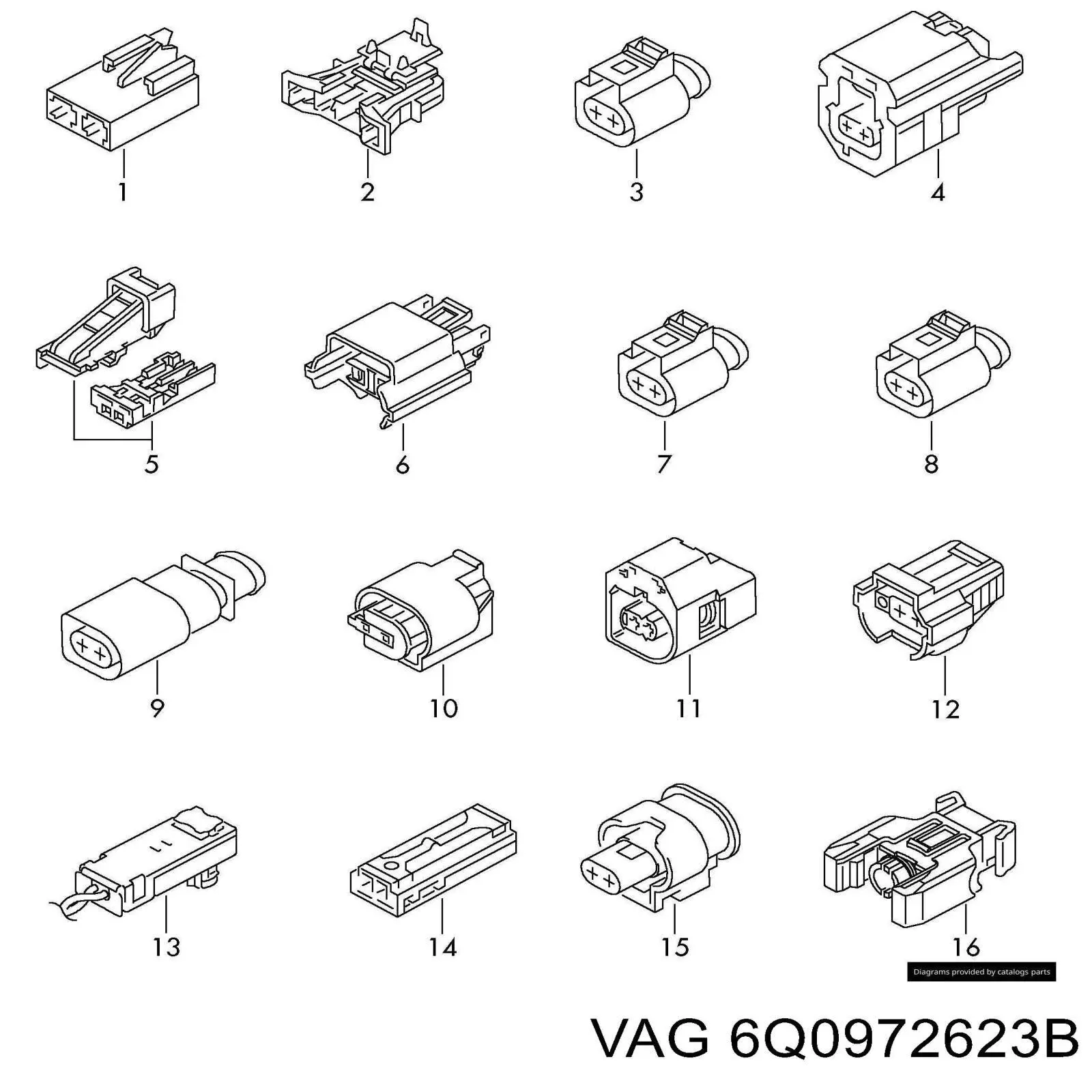  VAG 6Q0972623B precio, desde 14,37 EUR
