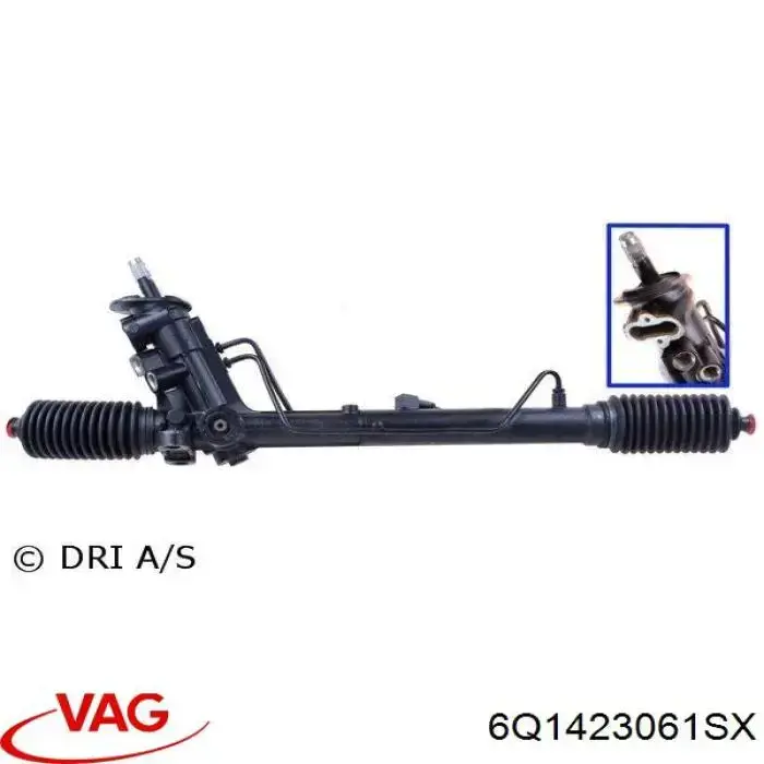 Cremallera de dirección 6Q1423061SX VAG