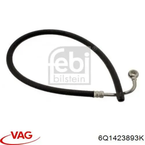 Manguera de alta presion de direccion, hidraulica VAG 6Q1423893F