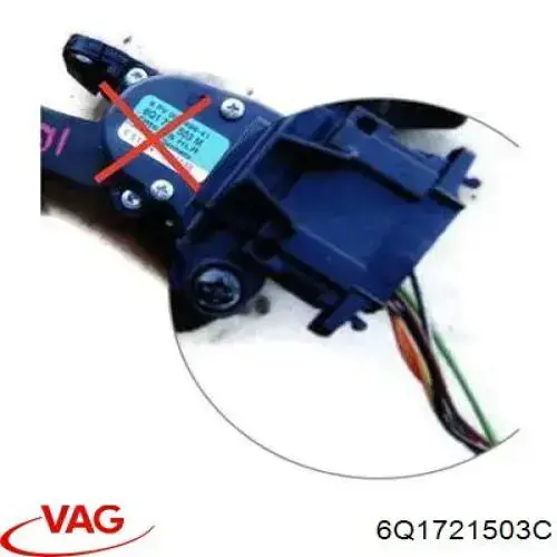 Comprar 6Q1721503C VAG Pedal del acelerador
