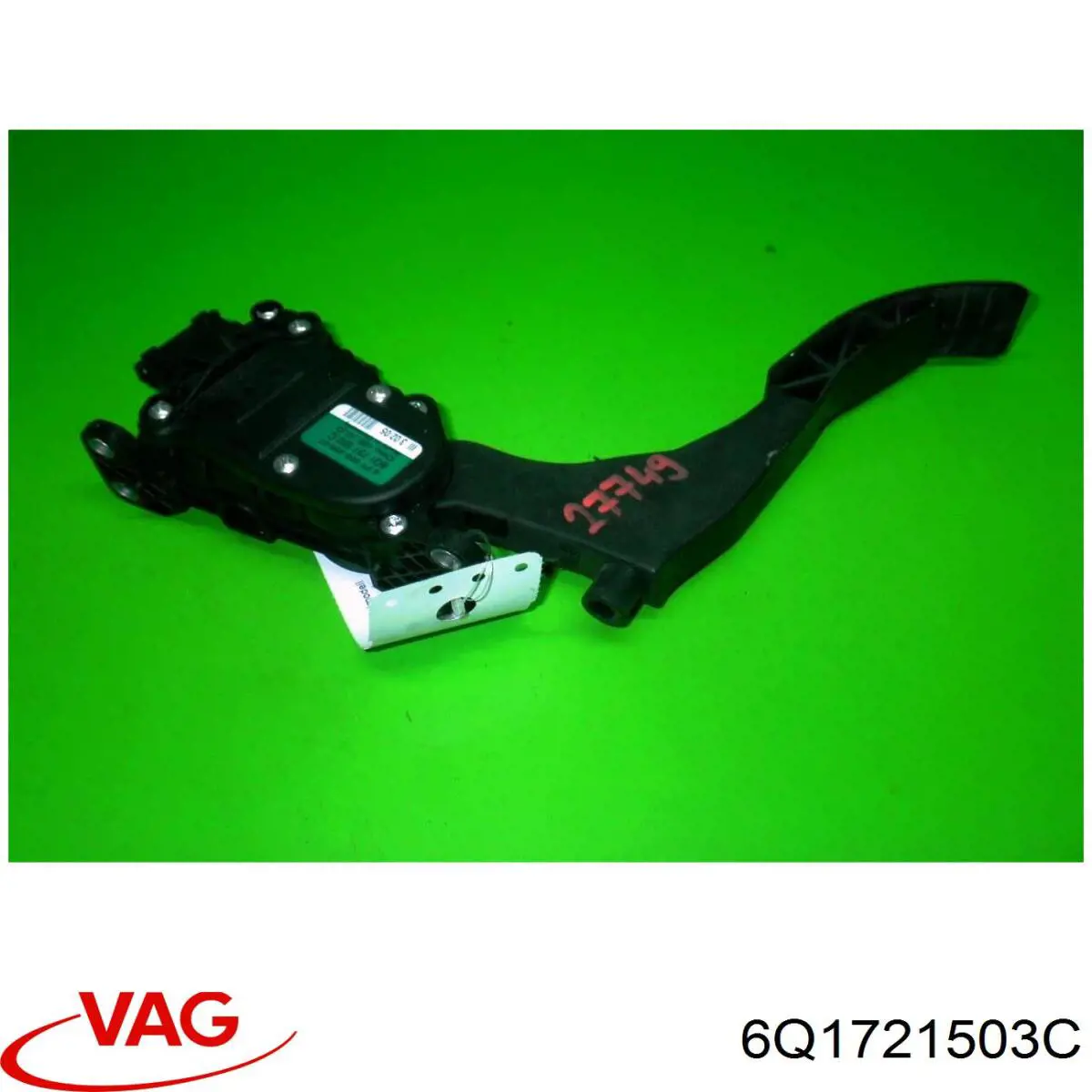 Pedal del acelerador 6Q1721503C VAG