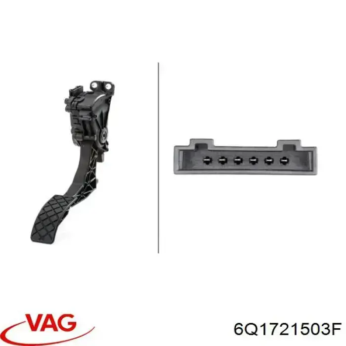 Potenciómetro pedal acelerador VAG 6Q1721503F precio, desde 40,16 EUR