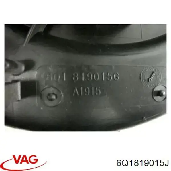6Q1819015J VAG Ventilador de habitáculo