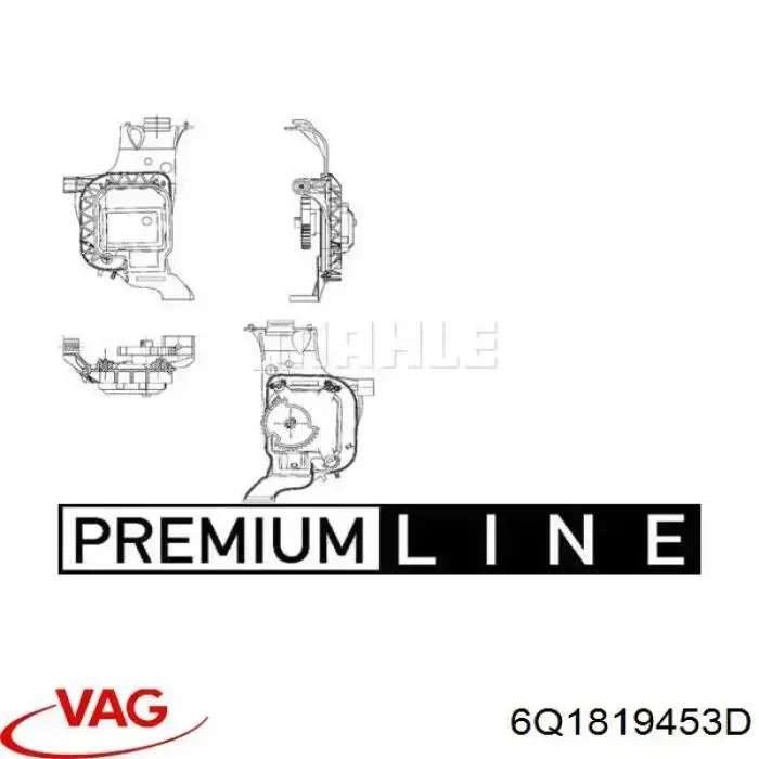 Actuador de compuerta de calefacción VAG 6Q1819453D precio, desde 144,05 EUR