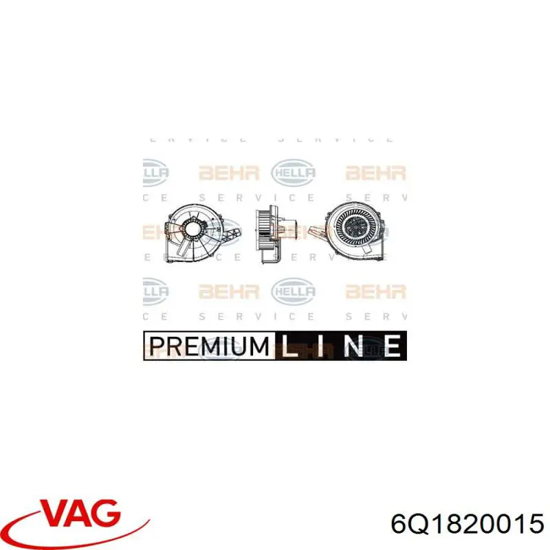 Comprar 6Q1820015 VAG Motor de calefacción