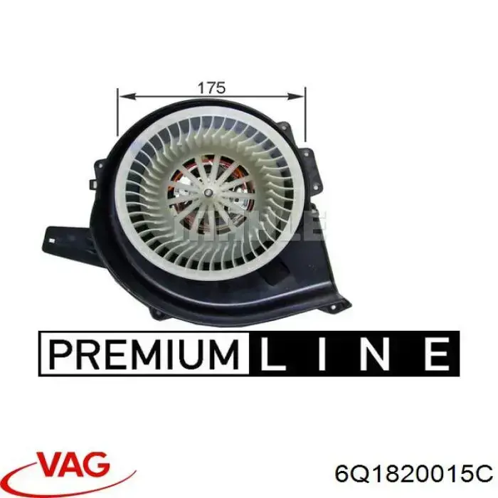 Ventilador interior VAG 6Q1820015C
