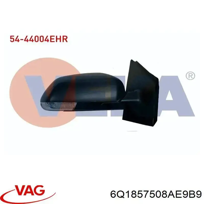 Espejo retrovisor derecho VAG 6Q1857508AE9B9 precio, desde 75,99 EUR