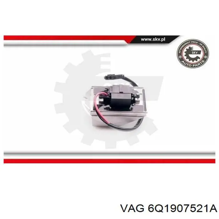 Resitencia, ventilador habitáculo VAG 6Q1907521A