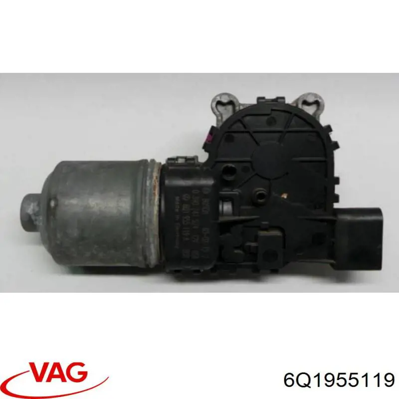 6Q1955119 VAG motor del limpiaparabrisas del parabrisas