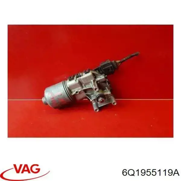 Motor del limpiaparabrisas VAG 6Q1955119A