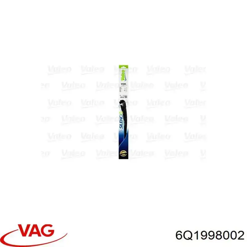 Comprar 6Q1998002 VAG Juego de escobillas de luna delantera, 2 piezas