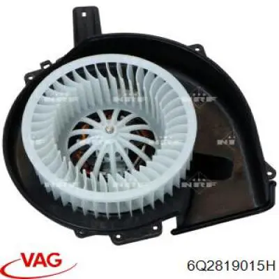6Q2819015H VAG motor eléctrico, ventilador habitáculo