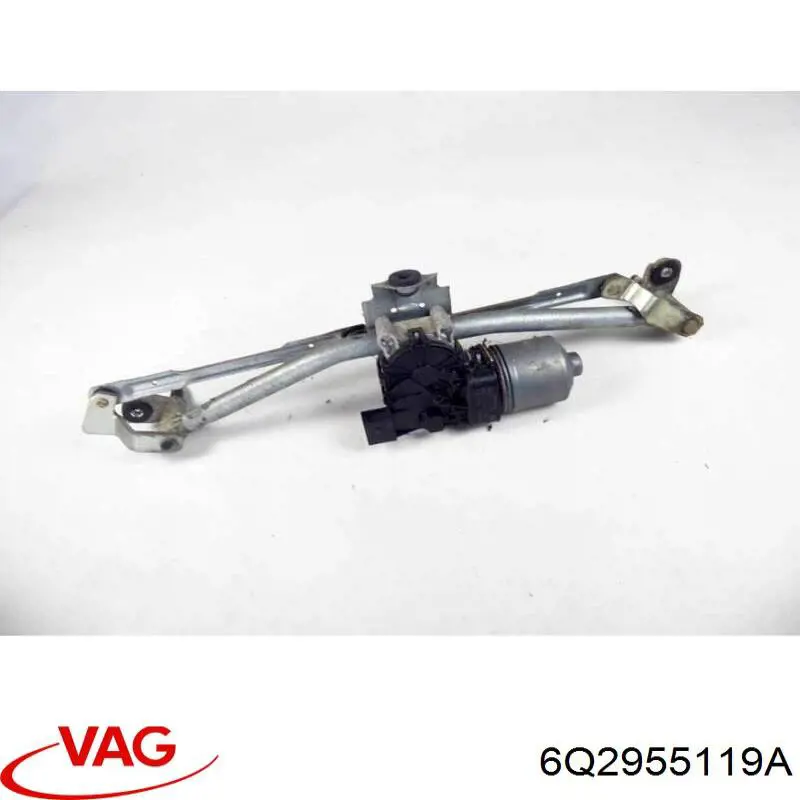 Motor limpiaparabrisas 6Q2955119A VAG