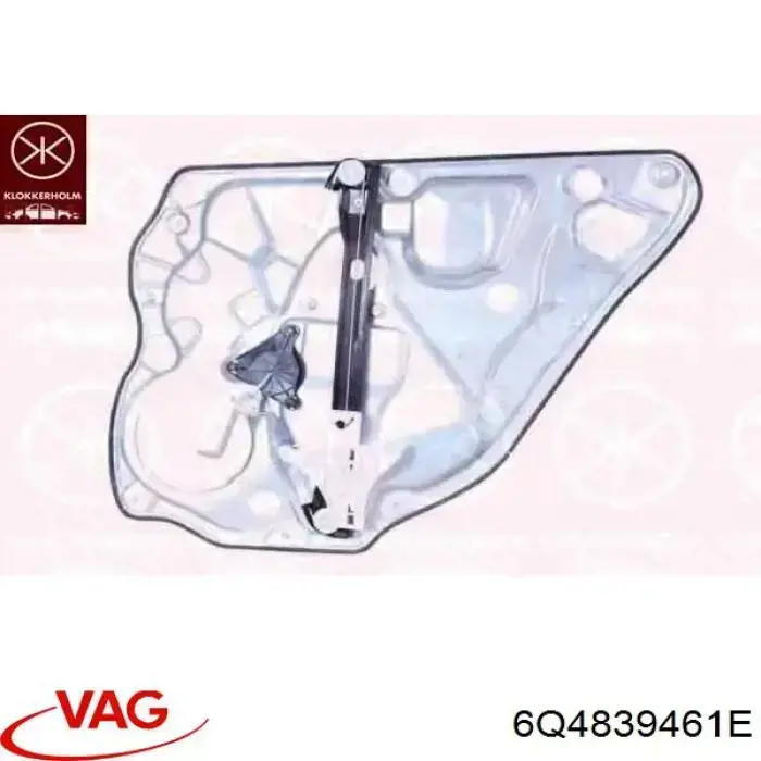 Comprar 6Q4839461E VAG Mecanismo de elevalunas de la puerta trasera izquierda