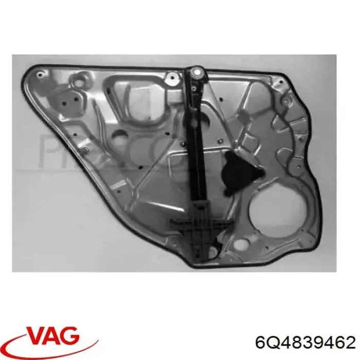Comprar 6Q4839462 VAG Mecanismo de elevalunas de la puerta trasera derecha
