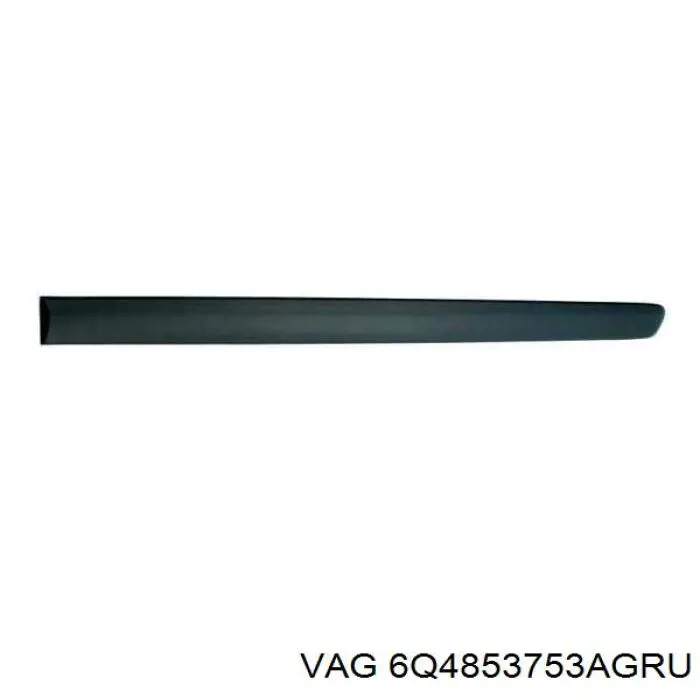 Comprar 6Q4853753AGRU VAG Moldura de puerta trasera izquierda