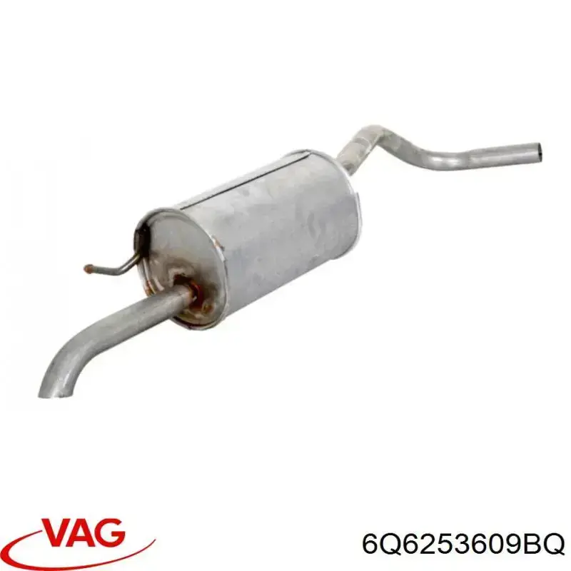 Silenciador trasero VAG 6Q6253609BQ precio, desde 85,26 EUR