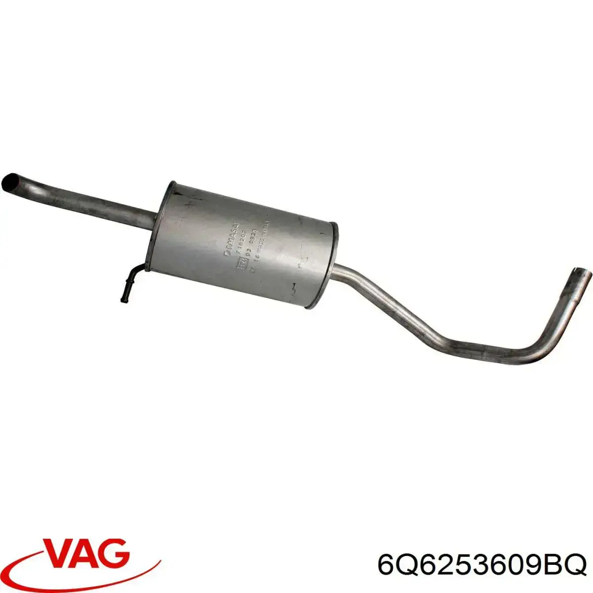 Comprar 6Q6253609BQ VAG Silenciador trasero