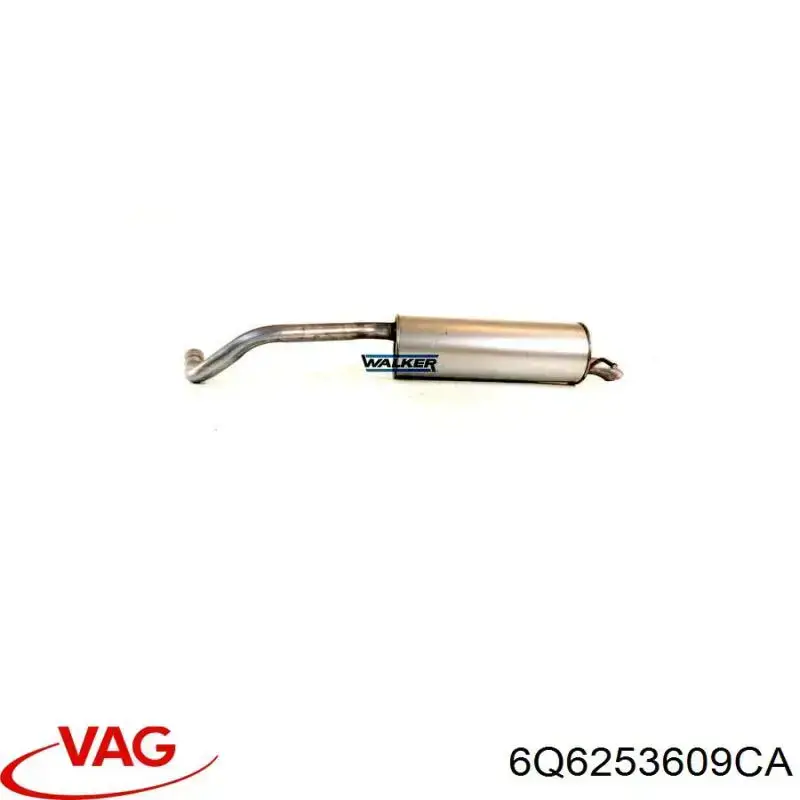 Comprar 6Q6253609CA VAG Silenciador trasero