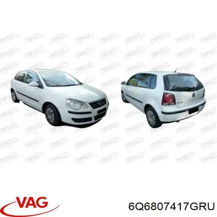 Paragolpes VAG 6Q6807417GRU precio, desde 109,92 EUR