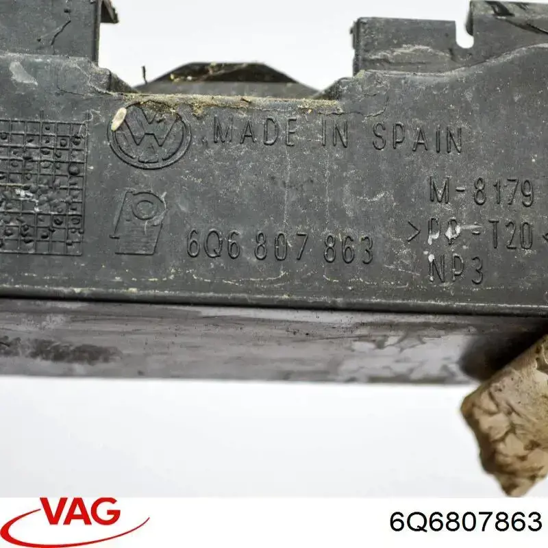 Comprar 6Q6807863 VAG Soporte central del parachoques trasero