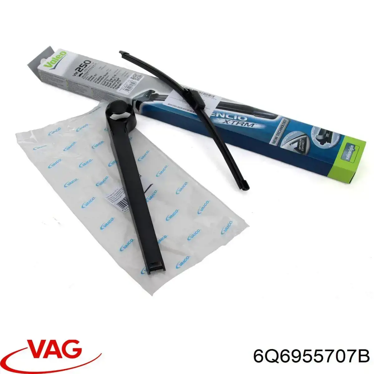 Brazo del limpiaparabrisas trasero VAG 6Q6955707B precio, desde 11,20 EUR