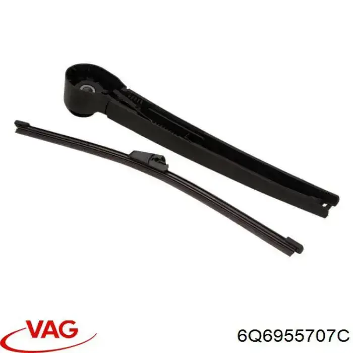 Brazo del limpiaparabrisas trasero VAG 6Q6955707C precio, desde 12,36 EUR