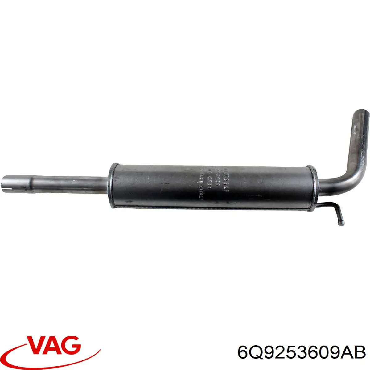 6Q9253609AB VAG silenciador posterior