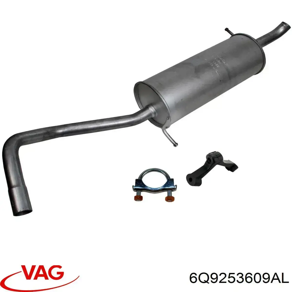 Comprar 6Q9253609AL VAG Silenciador trasero