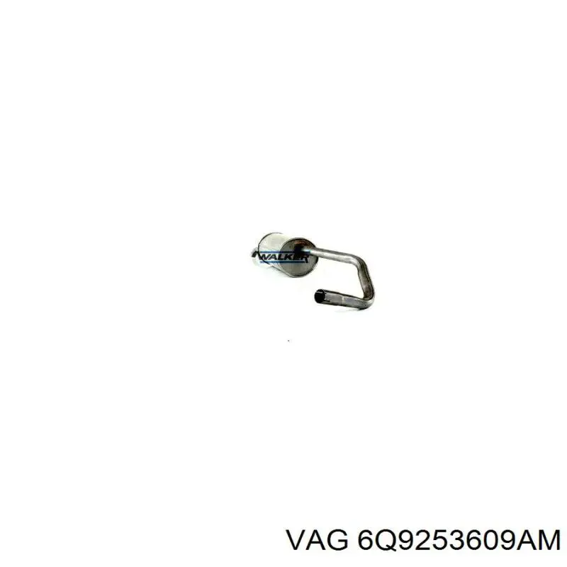 Comprar 6Q9253609AM VAG Silenciador trasero