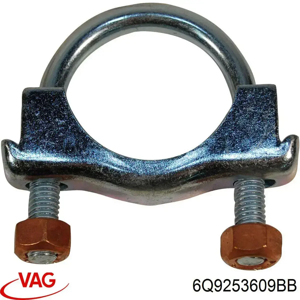 6Q9253609BB VAG silenciador posterior