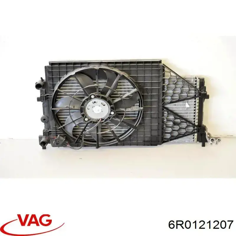 Bastidor radiador 6R0121207 VAG