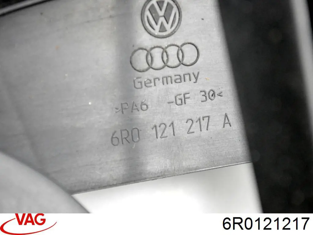 6R0121217 VAG Deflector de aire del radiador