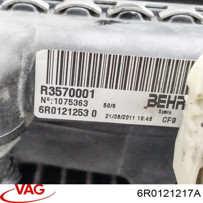 Comprar 6R0121217A VAG Bastidor, radiador