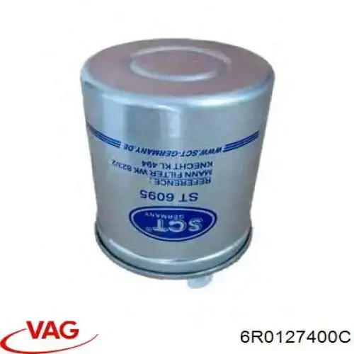 6R0127400C VAG Filtro de gasolina