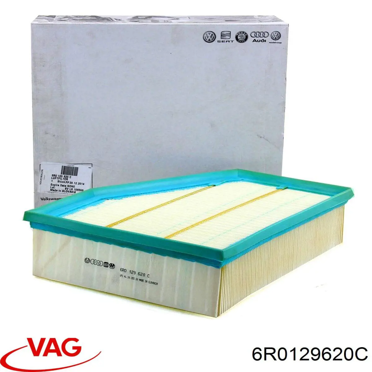 El filtro de aire VAG 6R0129620C precio, desde 13,28 EUR