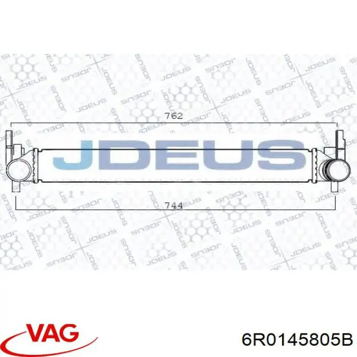 Comprar 6R0145805B VAG Turbo intercooler