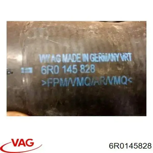 6R0145828 VAG tubo flexible de aire de sobrealimentación superior izquierdo