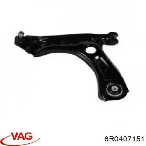 Brazo inferior izquierdo de la suspensión delantera 6R0407151 VAG