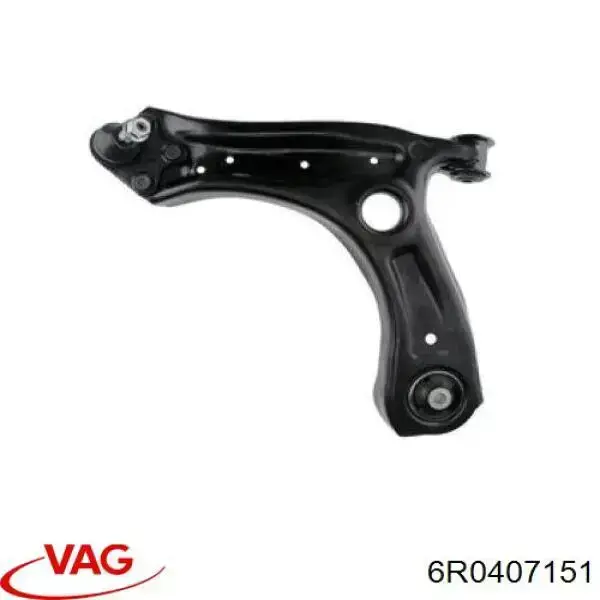 Brazo inferior izquierdo de la suspensión delantera VAG 6R0407151