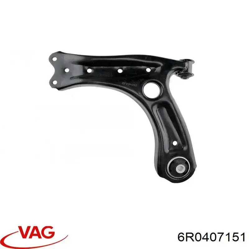 Brazo inferior izquierdo de la suspensión delantera 6R0407151 VAG