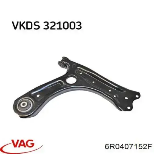 6R0407152F VAG Brazo inferior derecho de la suspensión delantera