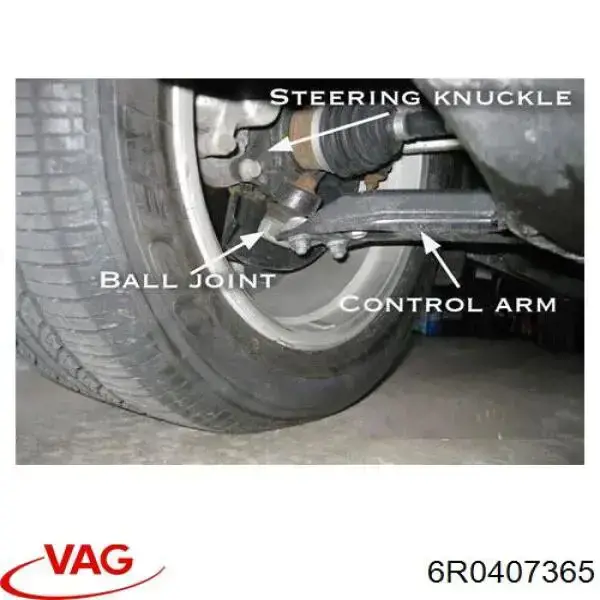 Rótula de suspensión inferior izquierda VAG 6R0407365 precio, desde 15,73 EUR