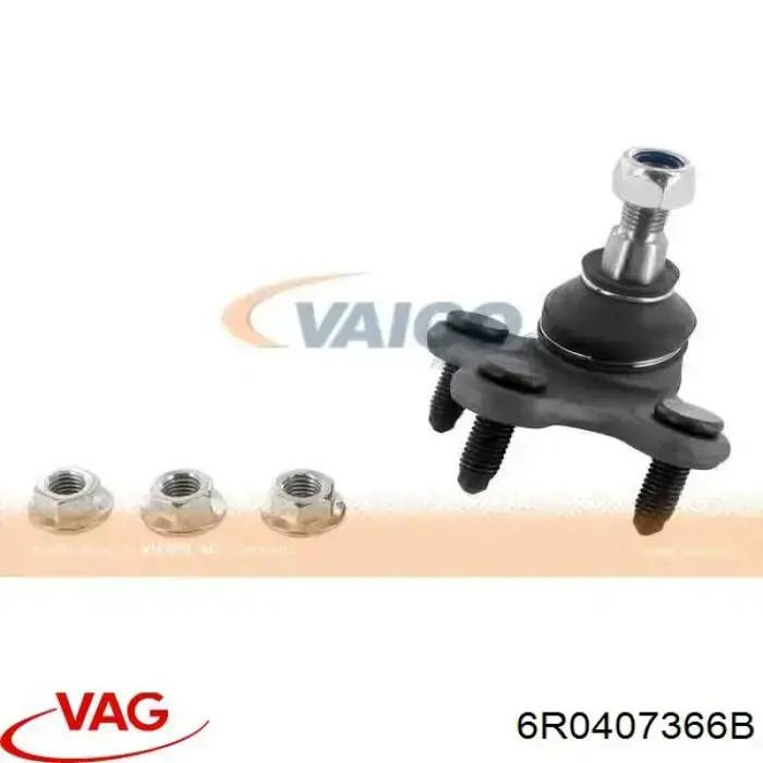 Cojinete de bola inferior derecho VAG 6R0407366B