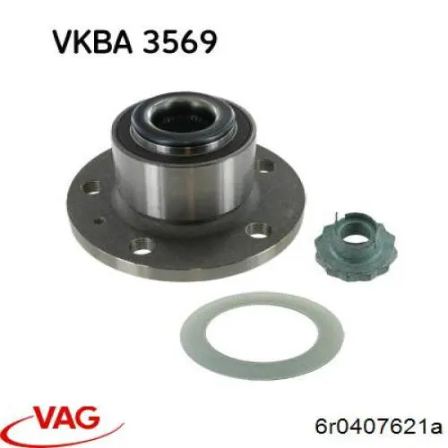 Cubo de rueda delantero Seat Ibiza 5 KJ1, KJG