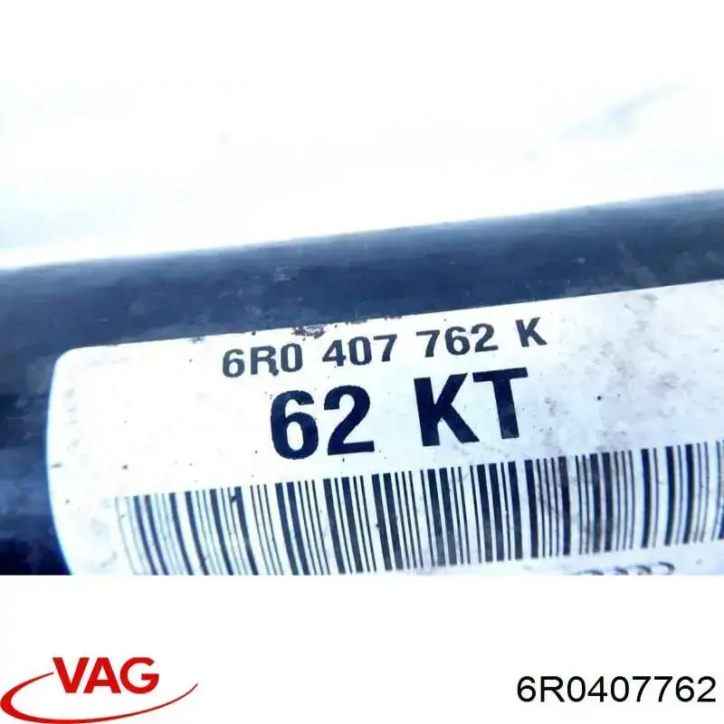 6R0407762 VAG Semieje delantero derecho