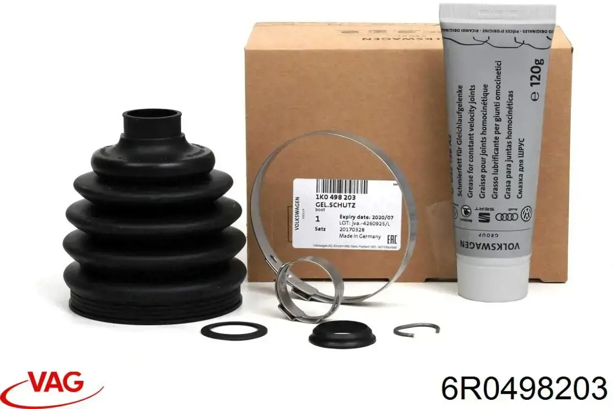 Fuelle, palier delantero exterior VAG 6R0498203 precio, desde 19,61 EUR