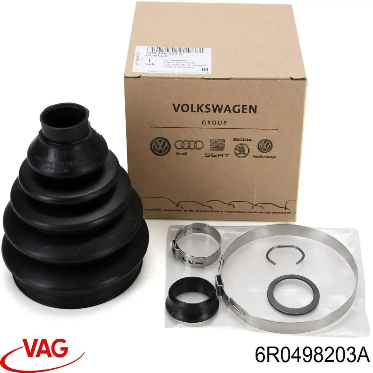 6R0498203A VAG Fuelle transmisión delantero exterior